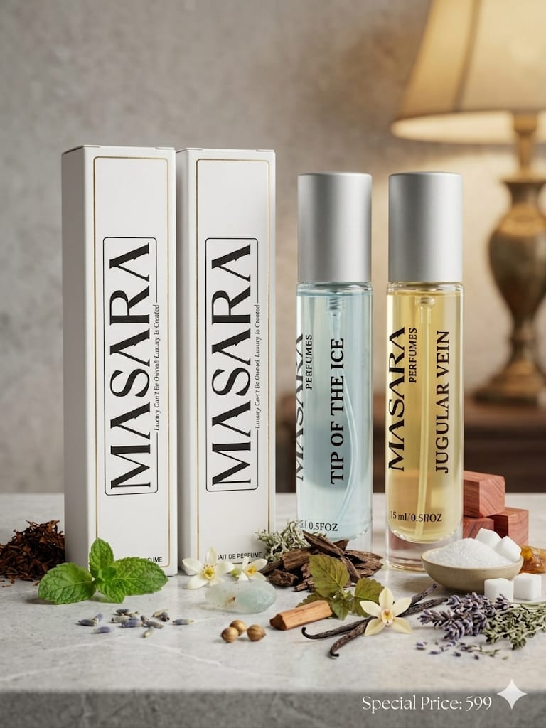 TIP OF THE ICE & JUGULAR VEIN—Luxury Perfume Duo