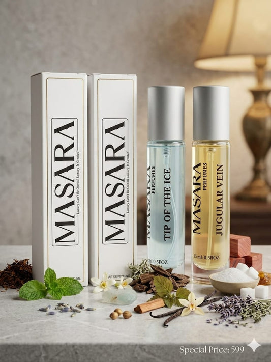 TIP OF THE ICE &amp; JUGULAR VEIN—Luxury Perfume Duo